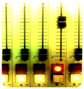 Photo by Ian Campbell of a radio console.