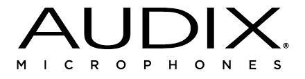 Logo for Audix Microphones.