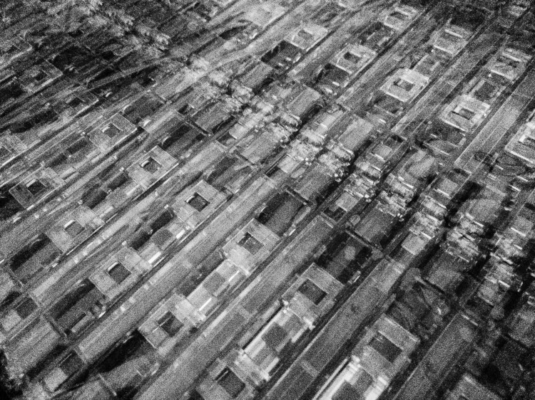 Photo by Ian Campbell of a large number of blank cassette tapes.