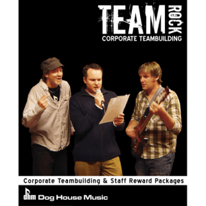 Program brochure for Dog House Music.