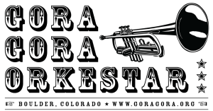 Bumper sticker for Gora Gora Orkestar.