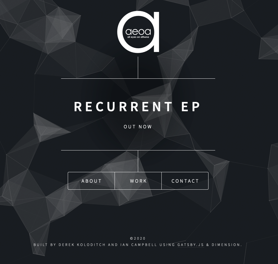 Screen capture from the All Eyes On Athena website.